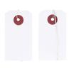 150 Mini White Labels with Metallic Wire 3 X 5.5 Cm