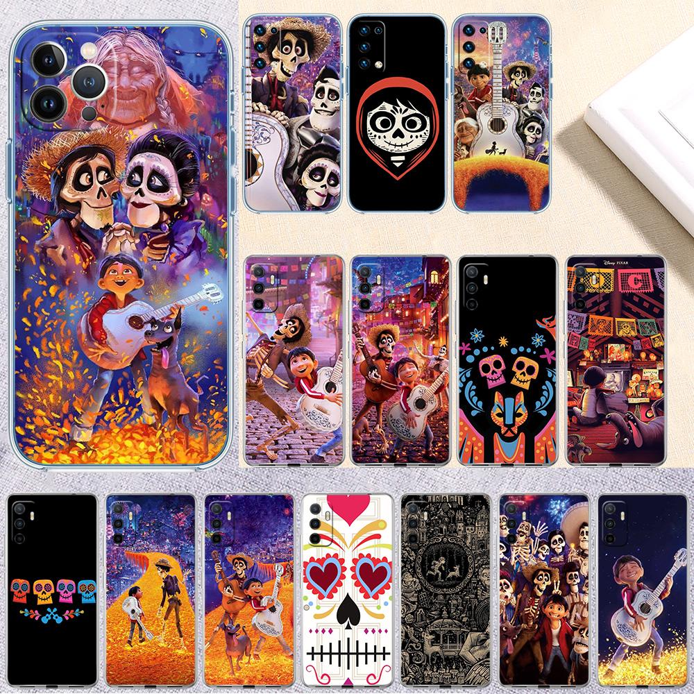 Disney Coco Transparent Phone Case for Motorola Moto Edge 20 30 40 50 S30 Fusion Ultra Pro Neo Lite