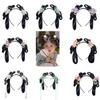 Props Kids Hanfu Flower Headband Chinese Style Hair Princess Hair Band Synthetic Braided Headbands