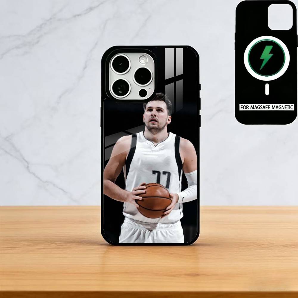Чехол для телефона L-Luka D-Doncic 77 Для iPhone17,16,15,14,13,12,11 Plus,Pro Магнитный с Magsafe Беспроводная зарядка
