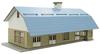 Advance N Gauge 1007 Деревянное здание станции тип Хоккайдо Структура (Набор бумаги)