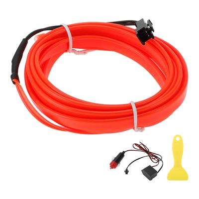 ABSOPRO 2м EL Провод Кабель Светодиодные Светящиеся Гирлянды Автомобильная Светодиодная Лента для Подсветки Салона