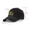 Washed Cotton Baseball Cap Breathable Alligator Dad Hat Comfortable Fashion Golf Hat Adjustable for Outdoor Sports