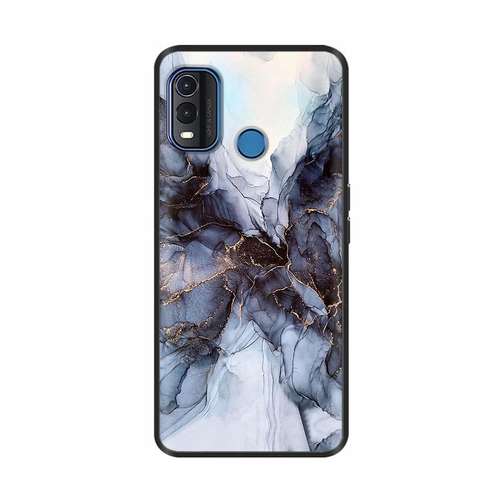 For Nokia G11 Plus Case Cute Heart Flower Soft Silicone Back Cover for Nokia G11 Plus NokiaG11 G 11 Bumper Black TPU Phone Cases