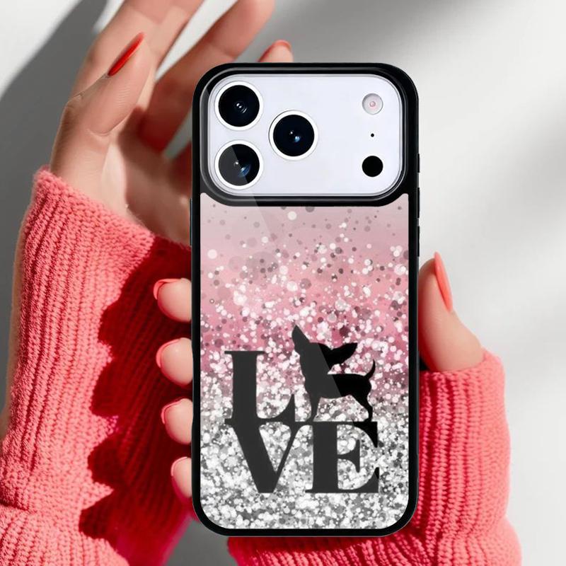 Чихуахуа Милая Собака Щенок коллаж Чехол для Телефона для iPhone 17 16 15 14 13 Pro Max Задняя Крышка для 12 11 Pro Coque