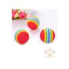 Набор разноцветных губок для жевания мячей для кошек и собак, 3 шт. в упаковке «Радуга», забавные и образовательные, 4,2 см
