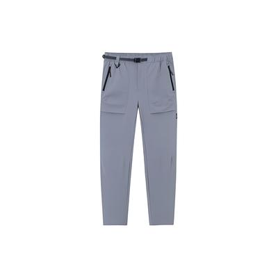 Брюки Outdoor Series однотонные, средней талии, прямые, повседневные, мужские, карандаш, серые 152416501-2
