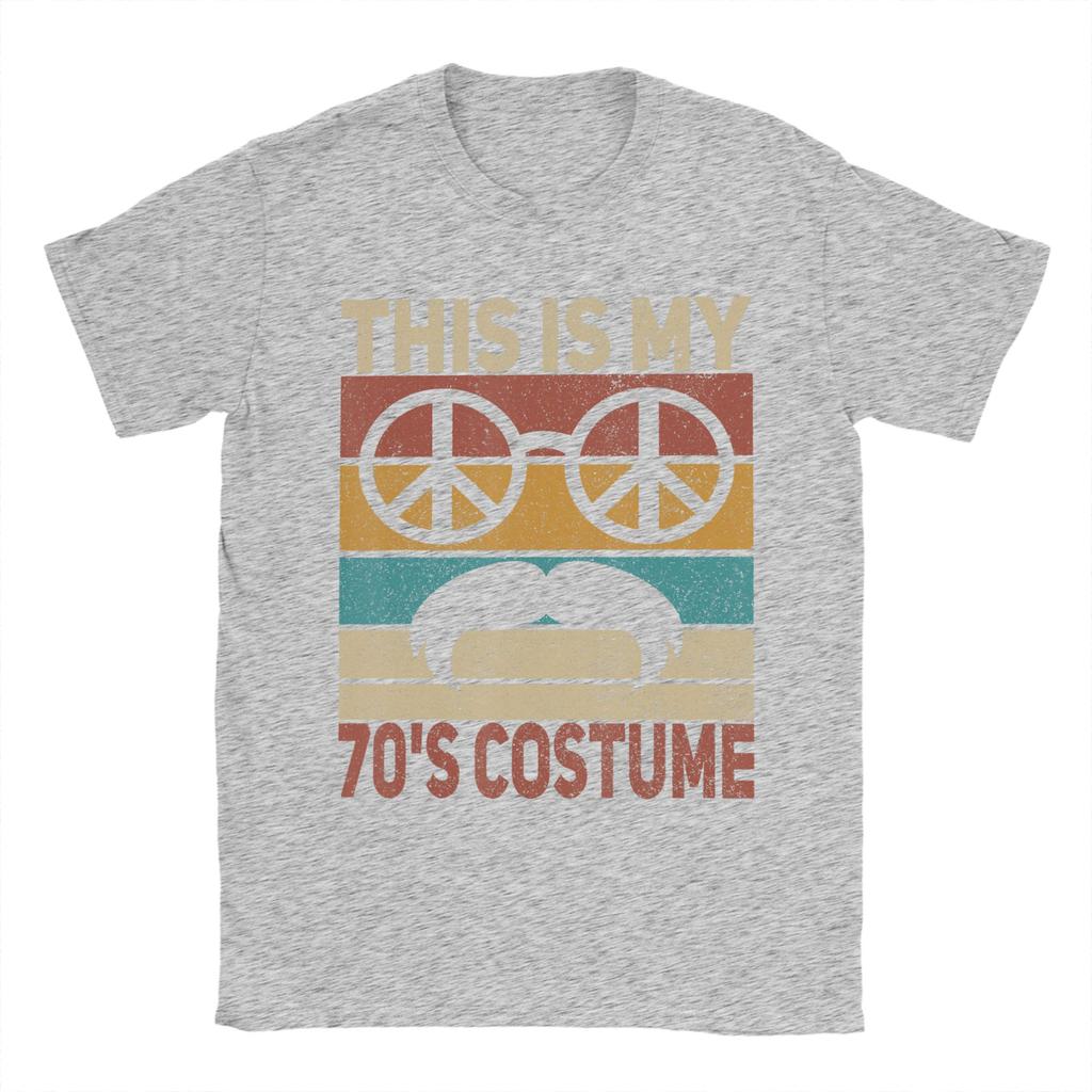 This is My 70s Costume 70 Styles Unisex 70's Disco 1970s T-Shirt Summer Fashion T Shirts Unisex Tees Short Sleeve Vintage Tshirt
