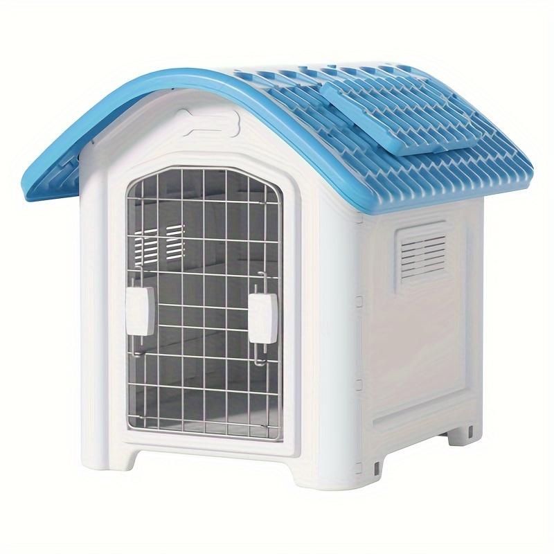 Пластиковая будка для собак Four Seasons Universal Sun-proof Dog Shed, большая, уличное, непромокаемое спальное место для домашних животных с окном в крыше