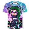 Летние футболки Игра Splatoon 3D-принт Футболка с круглым вырезом Повседневные топы для мальчиков и девочек Оверсайз Мода Харадзюку Детские футболки Детская одежда