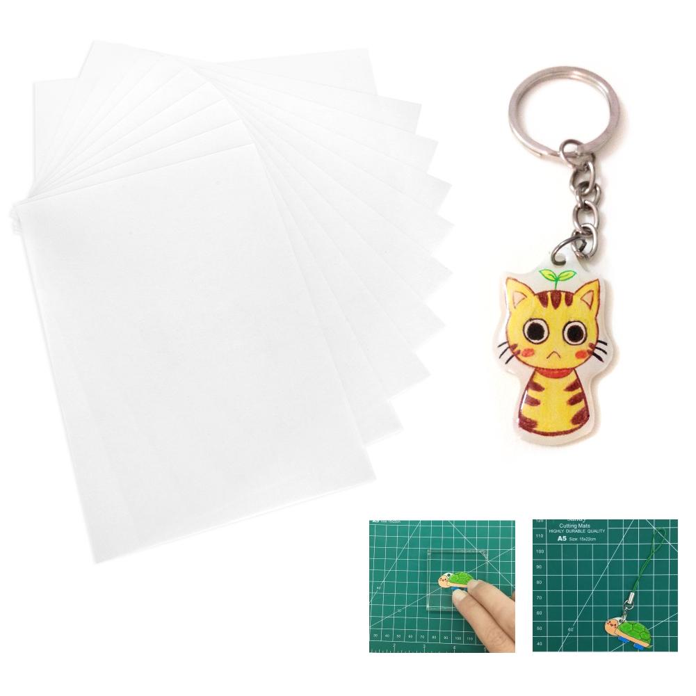 20 шт. термоусадочная пленка полупрозрачная термоусадочная расписанная вручную лист 0,2 мм 20145#