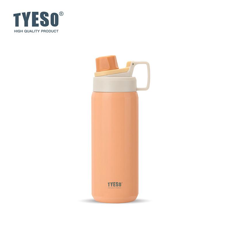 TYESO 600/750/900 мл Термобутылка для воды Нержавеющая сталь Автомобильная термокружка Спортивная термобутылка Сохраняет холод и тепло Термокружка