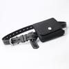 Trendy Mini Waist Bag with Chain Belt - Punk Hip Hop Style Small Crossbody Fanny Pack for Women Men, Fashion Streetwear