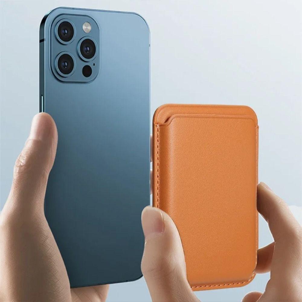 Чехол-держатель с магнитной картой, сумка для телефонных карт для Apple iPhone 15, 14, 13, 12, 11 Pro Max Plus, аксессуары