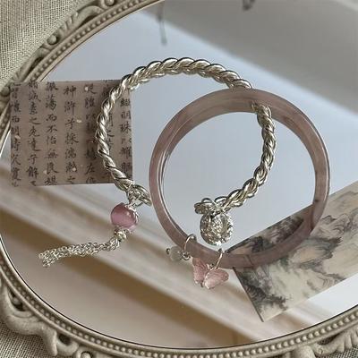 Креативный китайский стиль ретро кисточка колокольчики браслет для женщин и девочек милый милый браслет кавайный красивый браслет