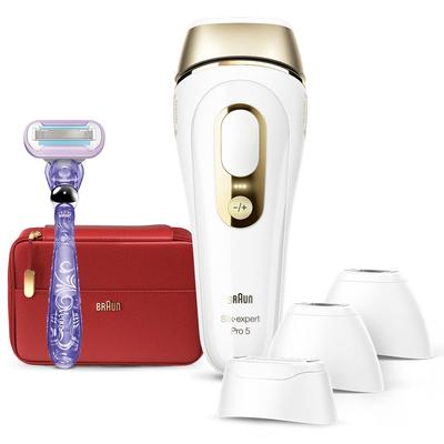 Устройство для удаления волос Silk Expert Pro5 Оптическое устройство для удаления волос PL5387 Лучшая мощность x Нет Протестировано медицинскими учреждениями Совместимо с IPL унисекс