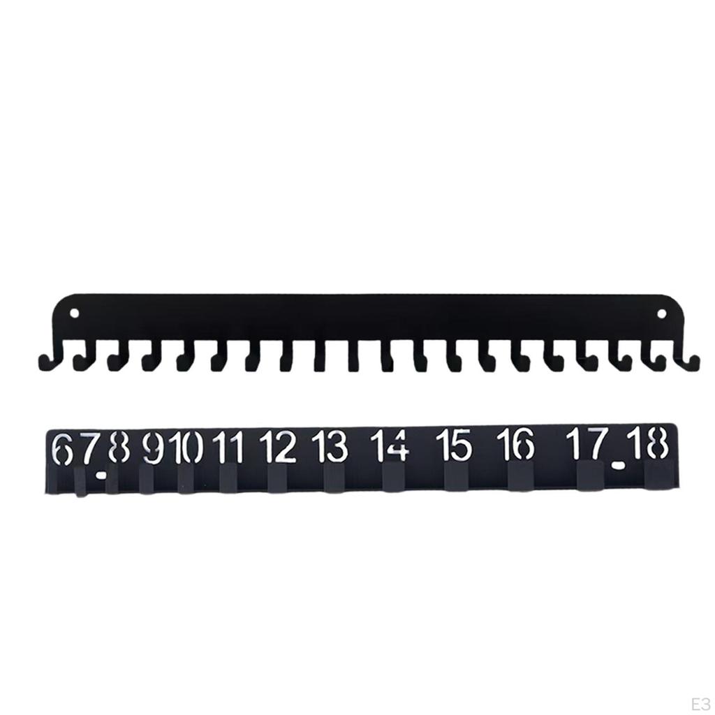 Wall Mounted Wrench Holder Easy Installation Heavy Duty Kitchen Display Multipurpose Space Saving