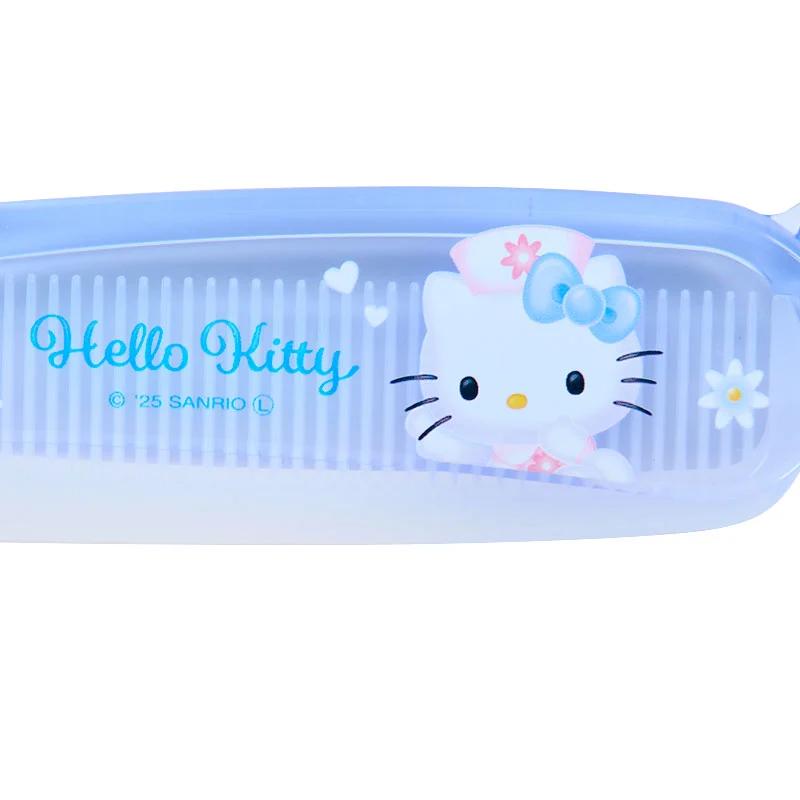 Sanrio Hello Kitty Капсульная расческа с челкой и маскотом ( Фэнтези Ангел Блю ) NEW