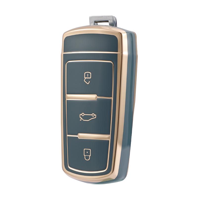 Volkswagen Magotan B7, CC, Passat Variant Key Case for Men & Women - Stylish Shell with Buckle
