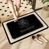 Light Luxury Diatom Mud Mat Household Bathroom Door Absorbent Non-slip Foot Mat Entry Door Mat