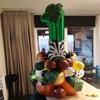 35pcs Jungle Safari Birthday Party Animal Green Number Balloon Set 1 2 3 4 5 6 Year 1st Birthday Party Decoration Forest Party