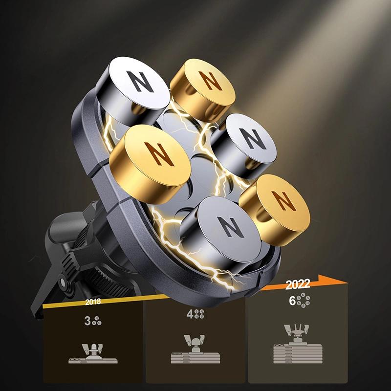 Joyroom Magnetic Car Phone Holder On The Grid Ventilation Cover Gray (Jr-Zs311)