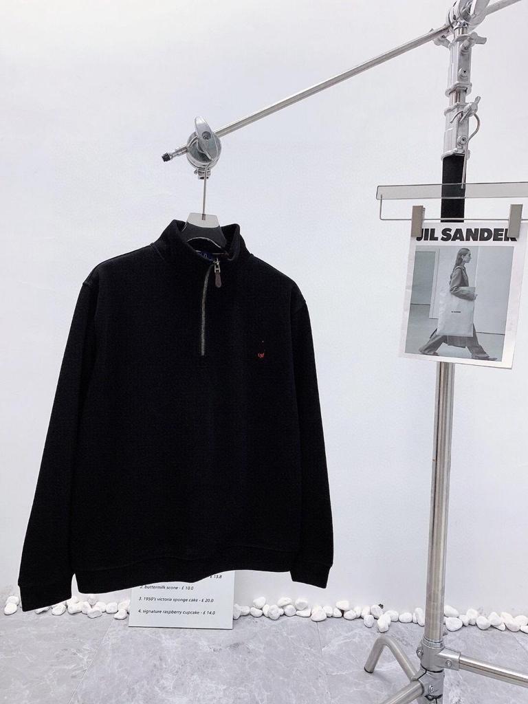 Унисекс RL Pony Logo Толстовка с застежкой-молнией на половину длины