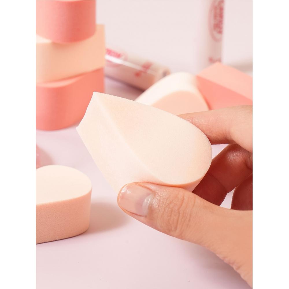 Daiso Water Drop Single Sided Puff Set Of 8