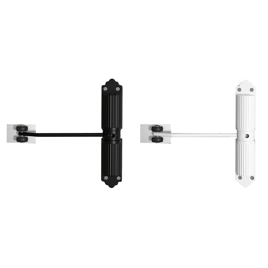 Automatic Door Closure Adjustable Strength Door Mechanism Smooth & Quiet Closing Metal Perfect for Home & Business Use