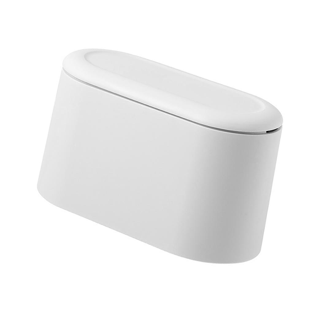 Мини-мусорное ведро с крышкой, маленькое настольное мусорное ведро, выдвижная маленькая корзина для мусора для ванной комнаты