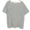 Made In Japan Border Short Sleeve Boat Neck Cut 4 White System Men's Used