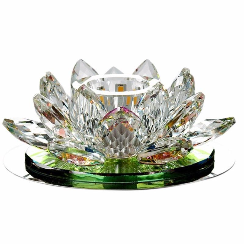 Хрустальный светодиодный потолочный светильник 3 Вт, современный светодиодный хрустальный светильник, кухонный светильник для прохода, люстры, лампы для зала, светильники в форме лотоса