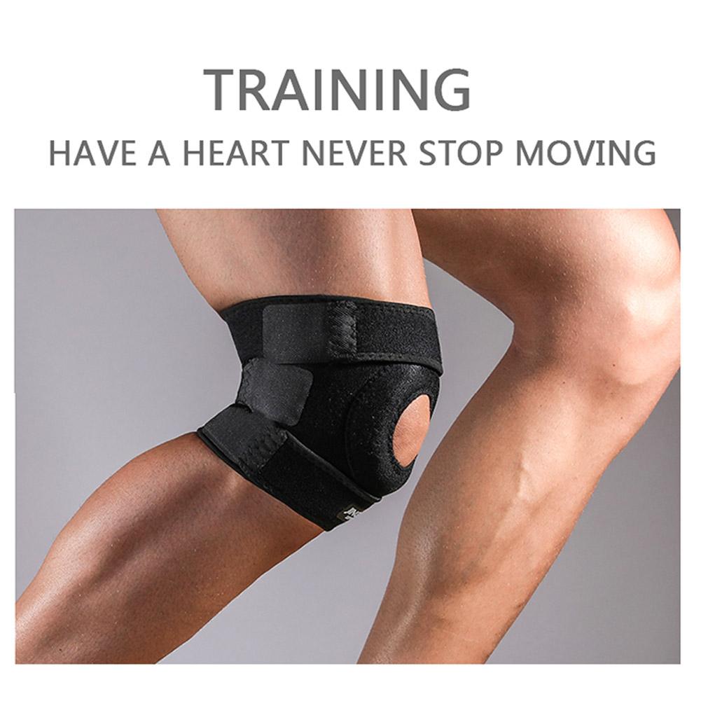 1Pc JINGBA Kneepad Stabilizer Fitness Knee Pads Adjustable Compression Knee Support Brace for Workout