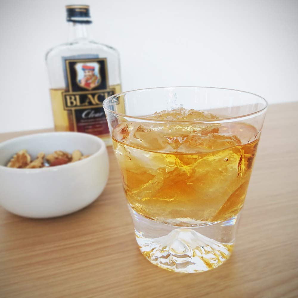 Tajima Glass Fuji Rocks Glass Подарочная упаковка 270 мл День День Шестидесятилетие Подарок Подарок Mt. Отцовский Материнский TG15-015-R