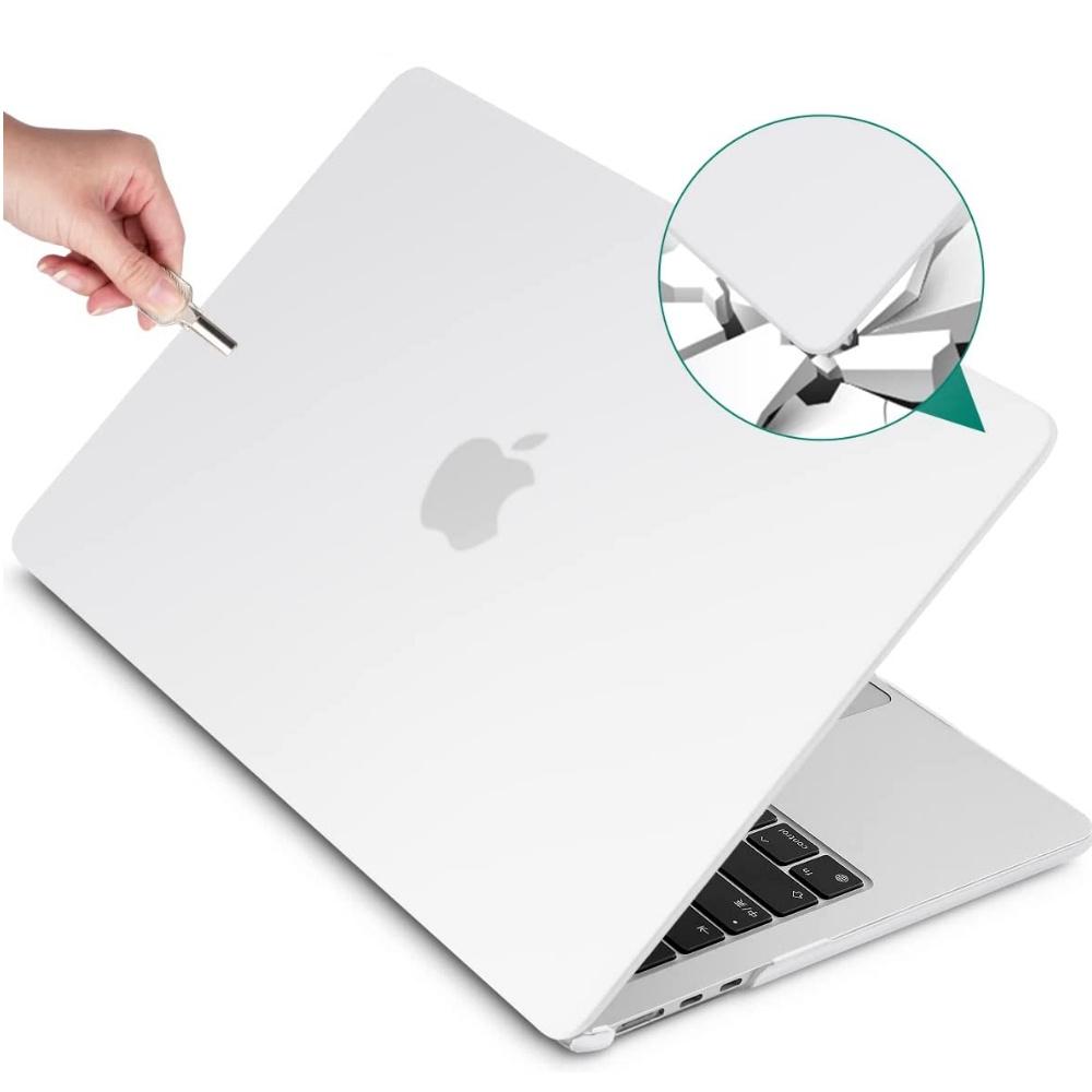 Alogy Hard Case For Apple Macbook Air 13 2022 M2 Matte White