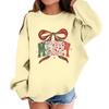 Children's Fashionable Casual Long-sleeved Loose Christmas Print Pullover Sweatshirt