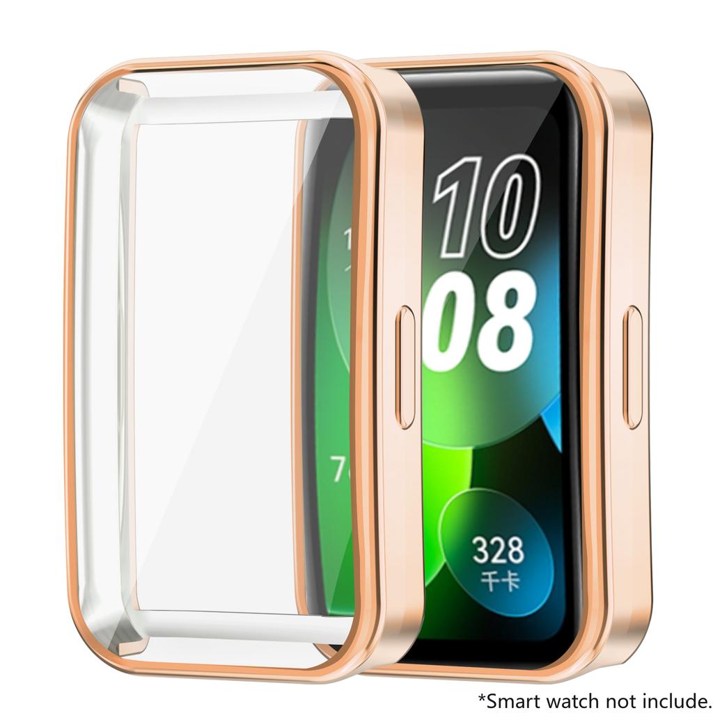 Мягкий ТПУ Чехол Для Huawei Band 10 9 8 Рамка Корпус Бампер Защитное Стекло Экран Браслет Band9 Полностью Прозрачный Защитный Чехол