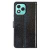 For Honor 400 Lite 5G Wallet Case Glitter Anti-Scratch Leather Stand Phone Cover with Strap