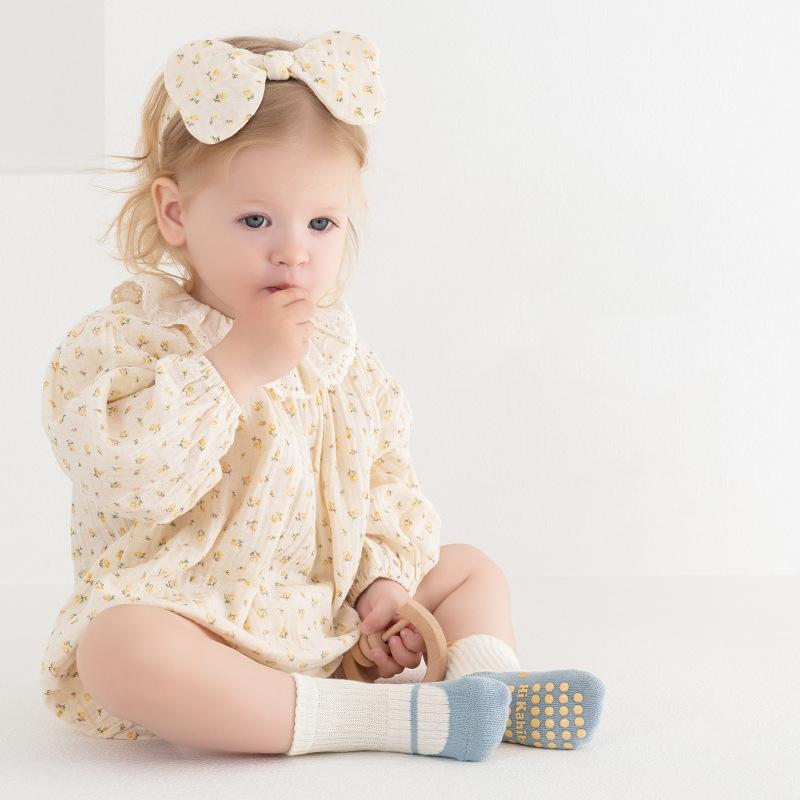 Детские нескользящие носки для малышей, мягкие хлопковые детские носки для мальчиков и девочек, носки для дома, для новорожденных, 0-5 лет, весна