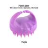 Silicone Scalp Massaging Shampoo Brush and Anti-Itch Comb