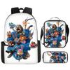 Zootopia 2 Casual Backpack Set, Student Cartoon Single-Layer Pencil Case Three-Piece Set 0197 KTB