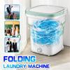 Портативная Дегидрация Ультразвуковая Складная Стиральная Машина для Одежды 220В Полуавтоматическая Стирка Белья Чистка Стиральная Машина