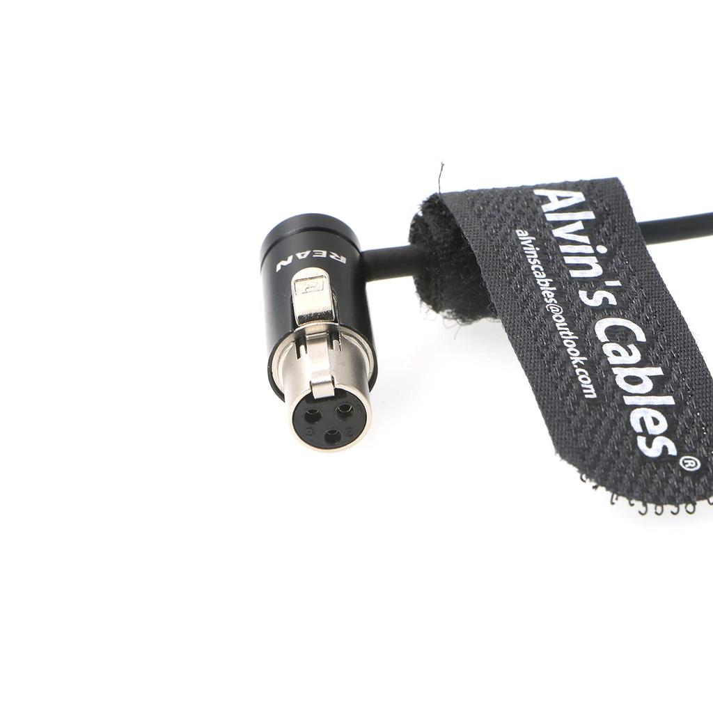 Кабели Тонкий аудиокабель TA3F (розетка) на Запирающийся Прямой угол Sennheiser EK 2000 Sony UWP Sound Devices 633 688 Сбалансированный выход Alvin's Mini-XLR 3-pin -