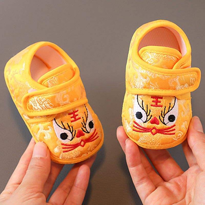 Весенне-осенние детские туфли для мальчиков и девочек 0-1 год, обувь для малышей 3-6-12 месяцев, детская обувь с застежкой-липучкой