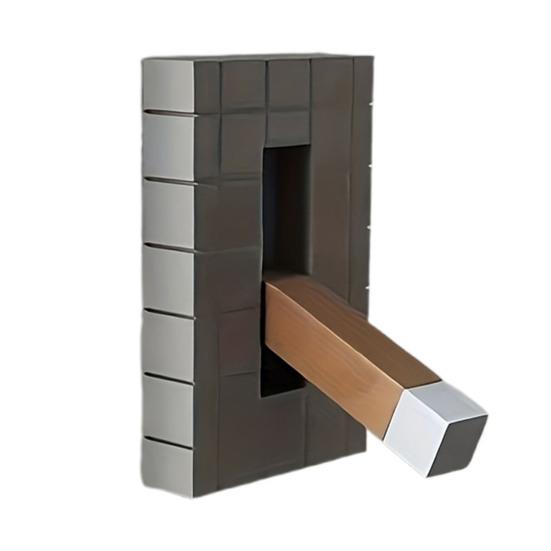 Забавный настенный выключатель, крышка, креативная форма, строительный блок, простая установка, 3D