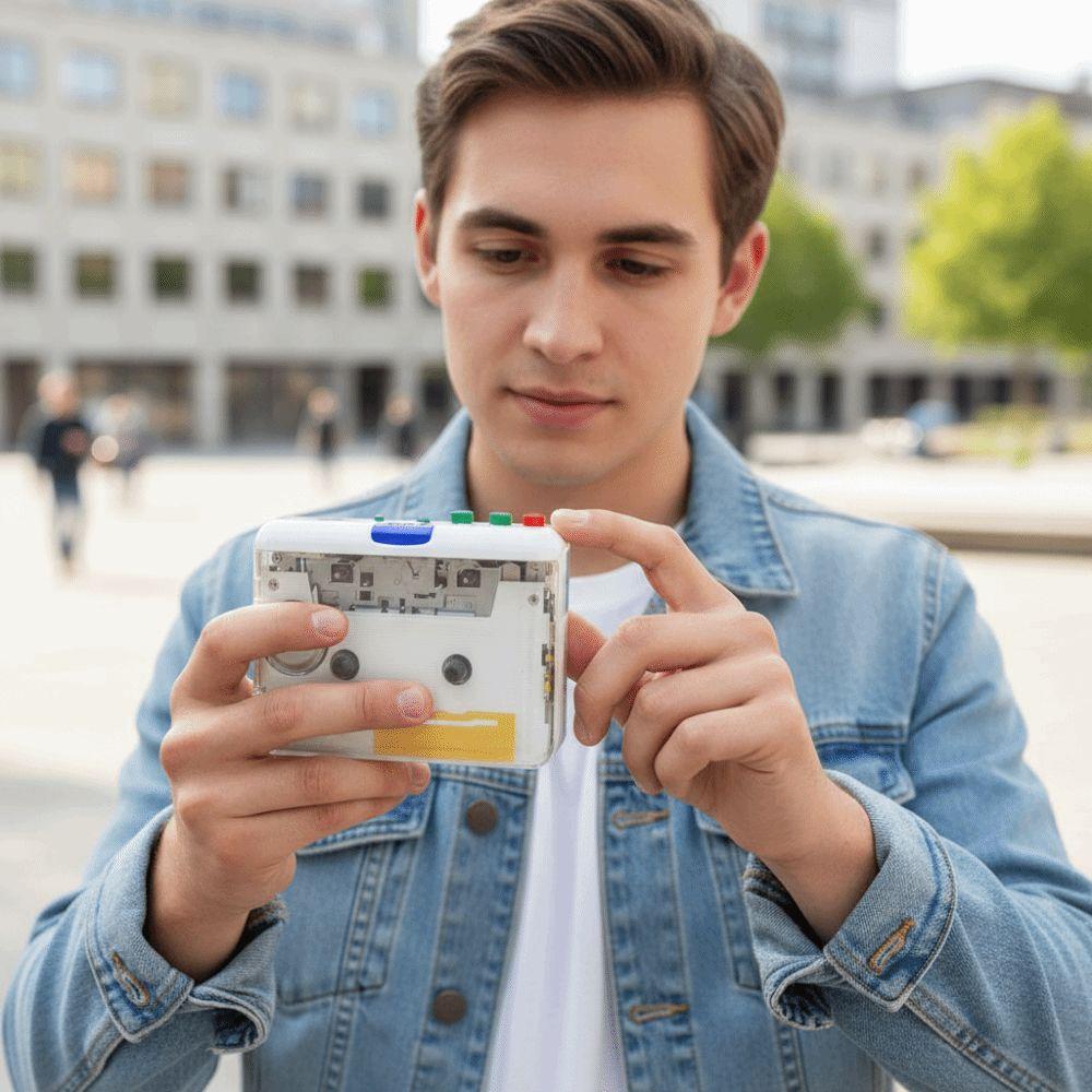 Multifunction Portable Walkman Plug and Play MP3 Converter USB Cassette Converter Portable Use