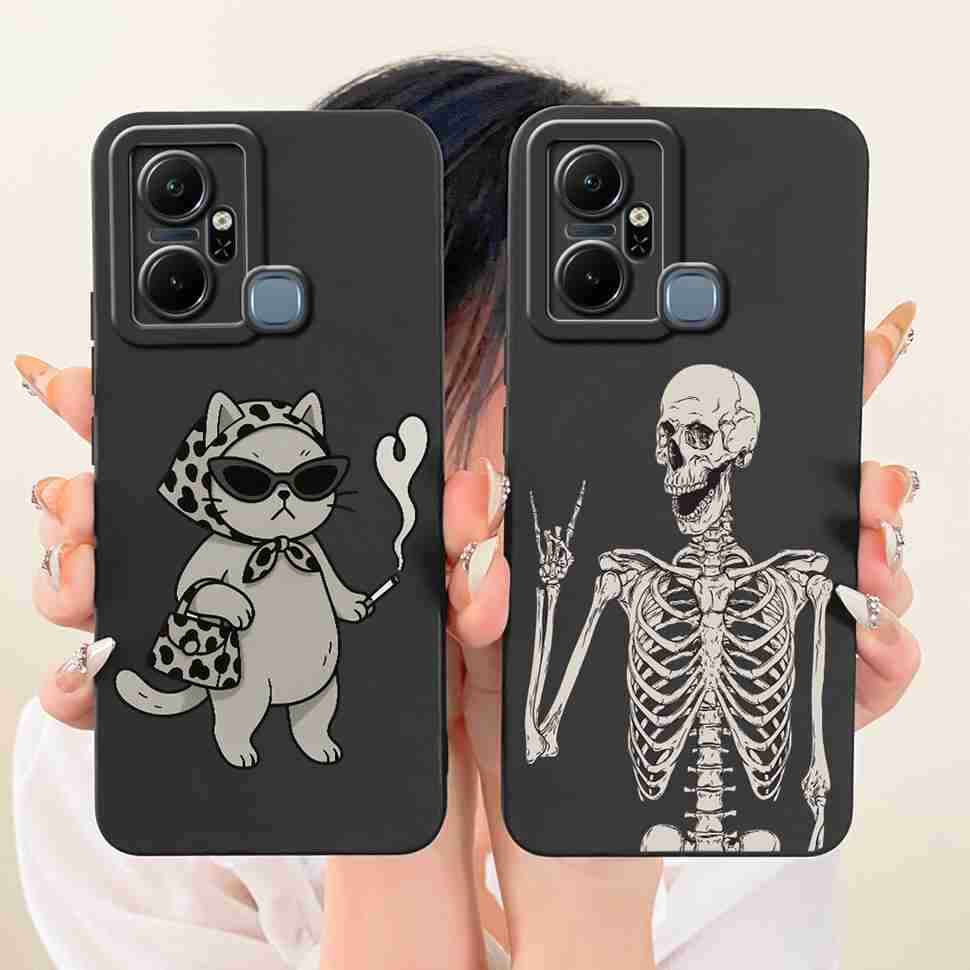 For Infinix Smart 6 Plus Case X6823C X6823 Cool Dragon Cover Soft Silicone Casing For Infinix Smart6 Plus 6Plus Back Cover