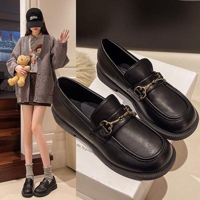 Женские повседневные мокасины 2024 года, новые водонепроницаемые женские туфли из искусственной кожи на толстой подошве, элегантные дизайнерские туфли с бантом для офиса и шопинга, Zapatillas Mujer