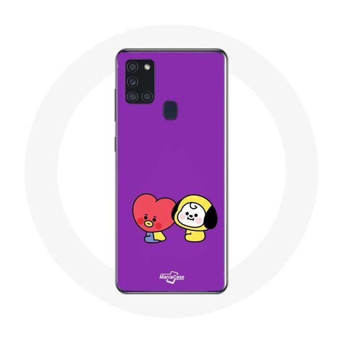 Чехол для Samsung Galaxy A21S BTS Bangtan Sonyeondan BT21 Tata V Chimmy Jimin