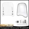 Мотоциклетный электрический скутер Переднее ветровое стекло мотоцикла HD Прозрачное универсальное ветровое стекло Спойлер для ветрового стекла Устойчив к царапинам